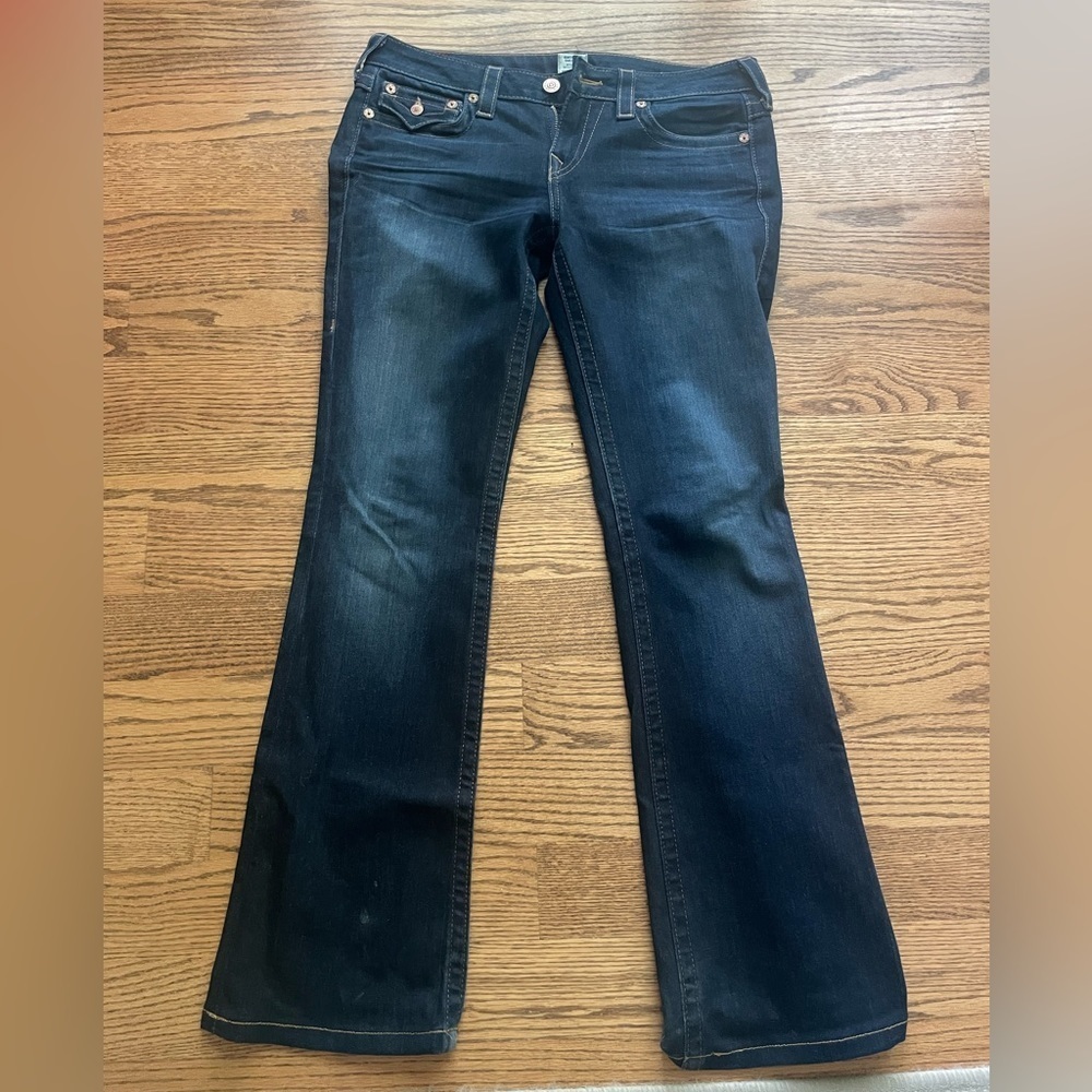 Flared Dark Blue True Religion Jeans!​​​